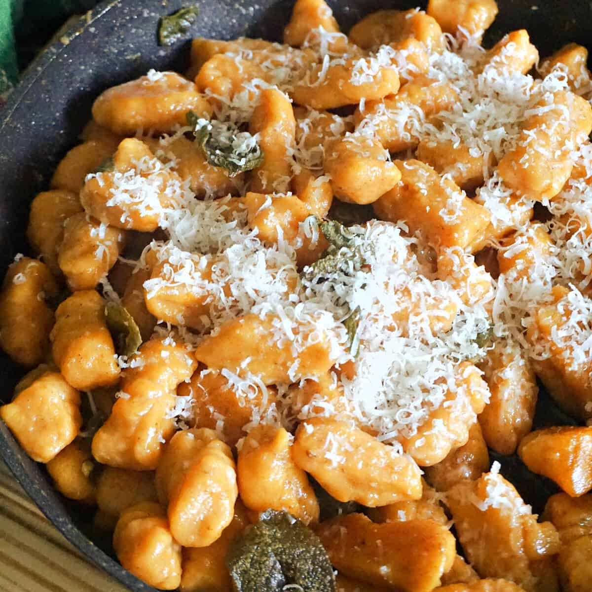 Sweet Potato Gnocchi with Brown Butter Sage Sauce